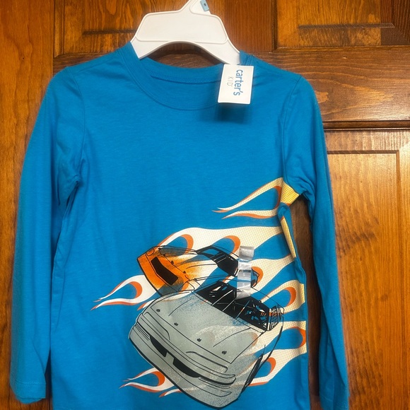 Carter's Other - Carter's Long Sleeve Graphic Shirts- 4 Pack of Shirts NWT